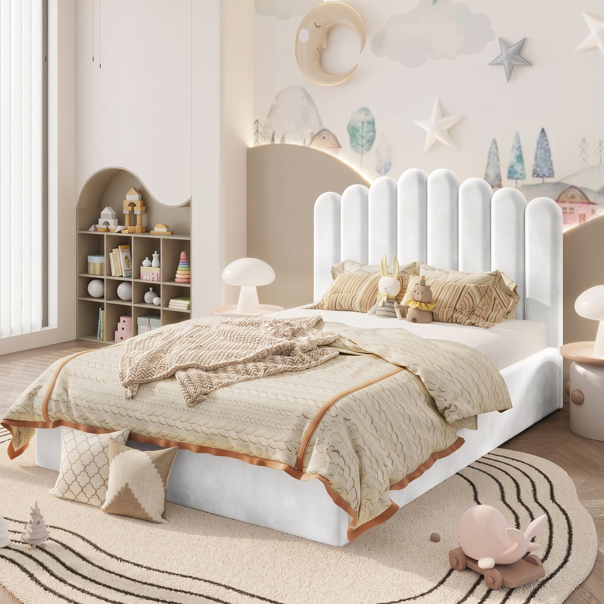 Plush Velvet White
