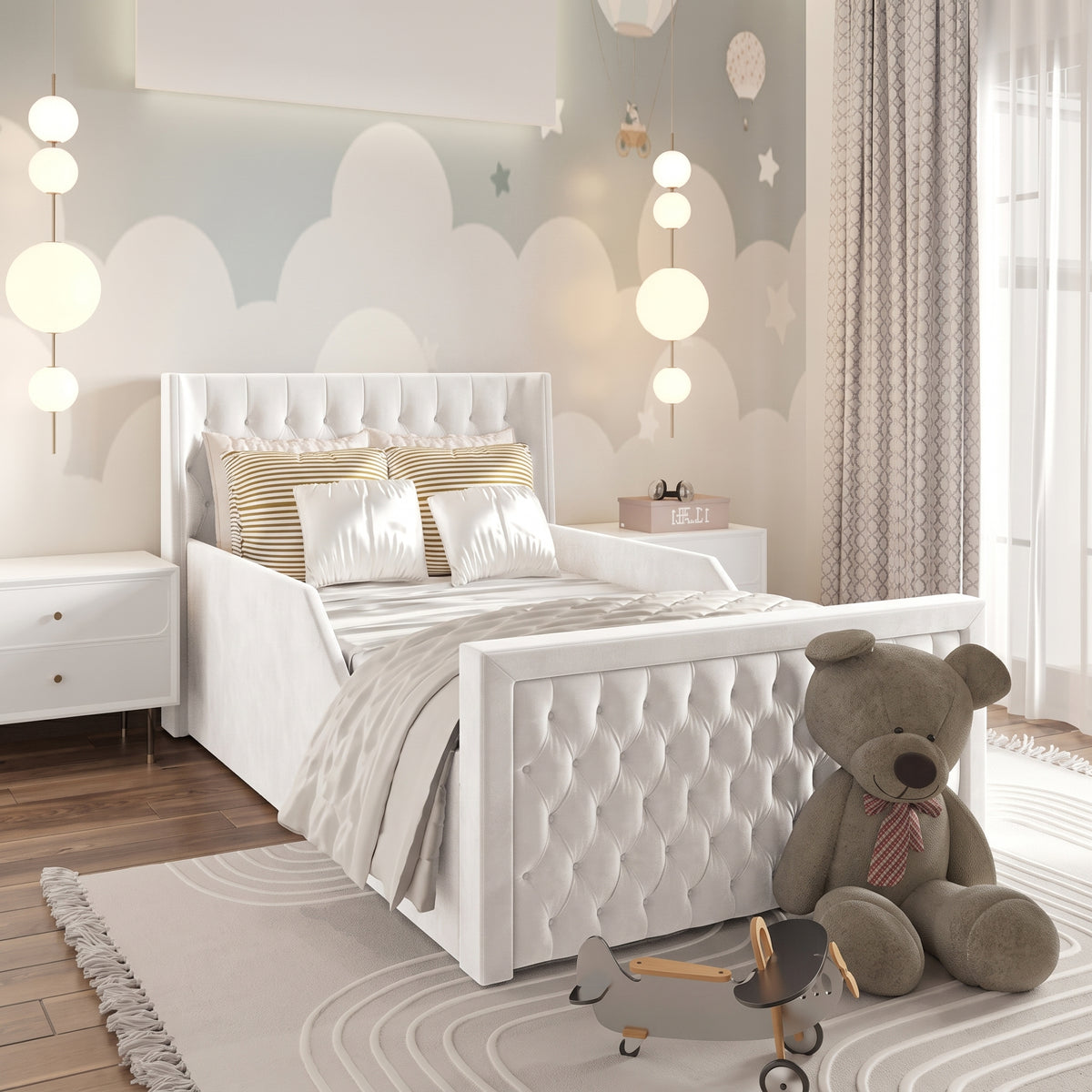 Plush Velvet White