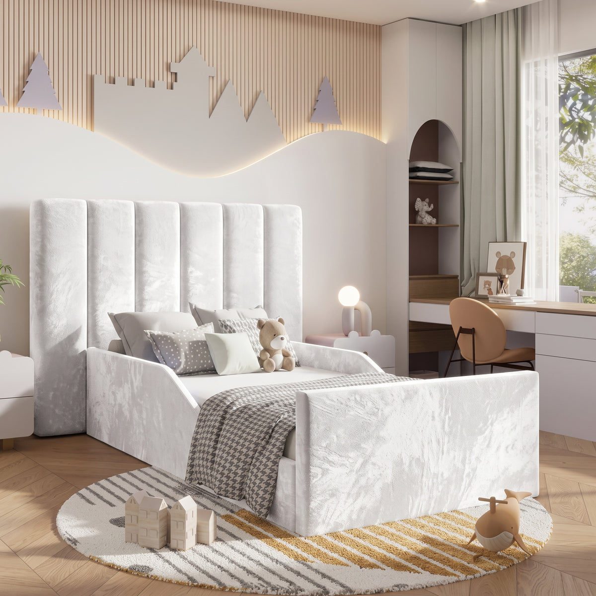 Plush Velvet White
