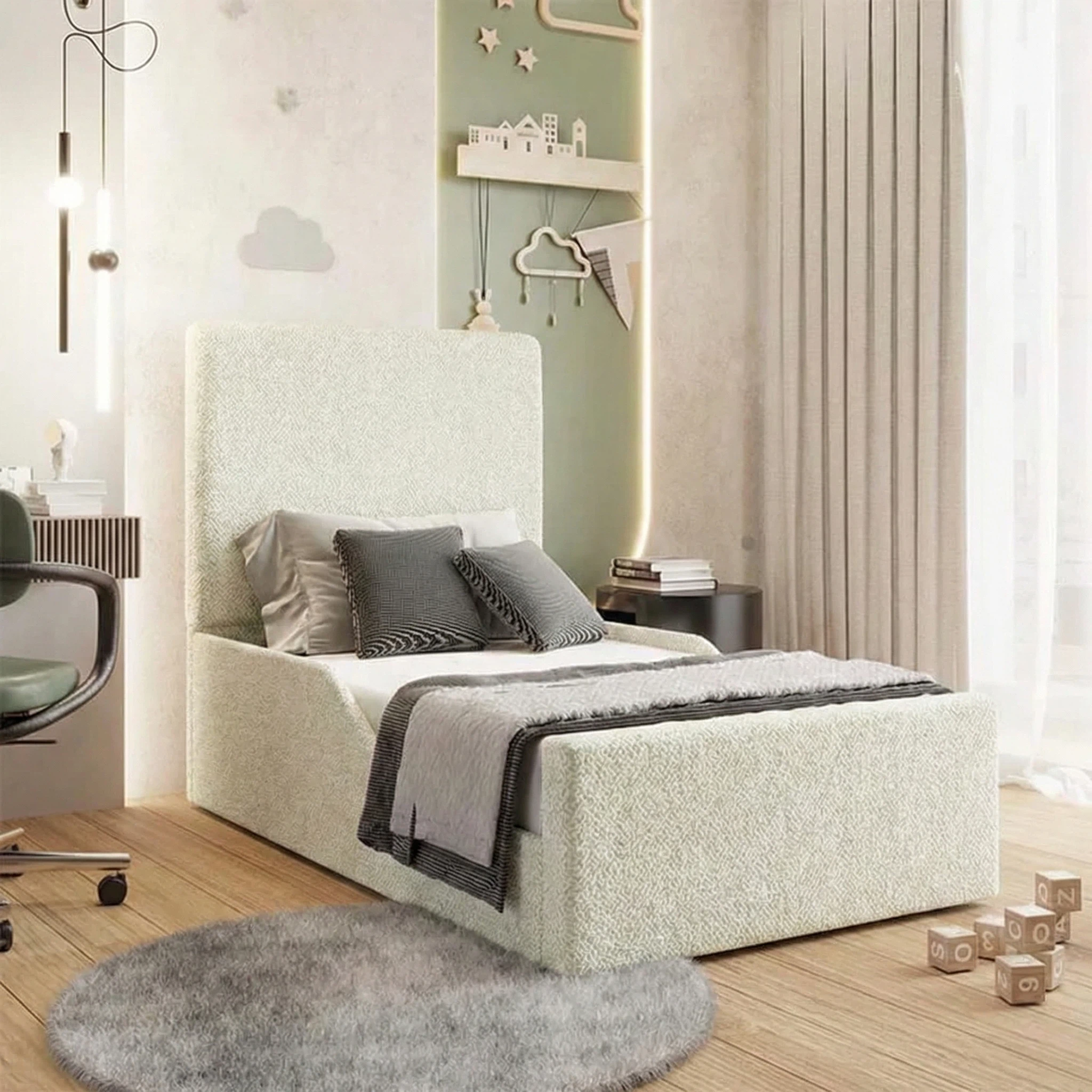 Boucle Warwick Andes Ecru