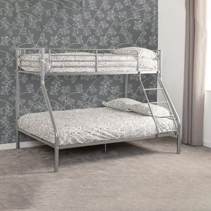 Tandi Triple Sleeper Bunk Bed - Silver