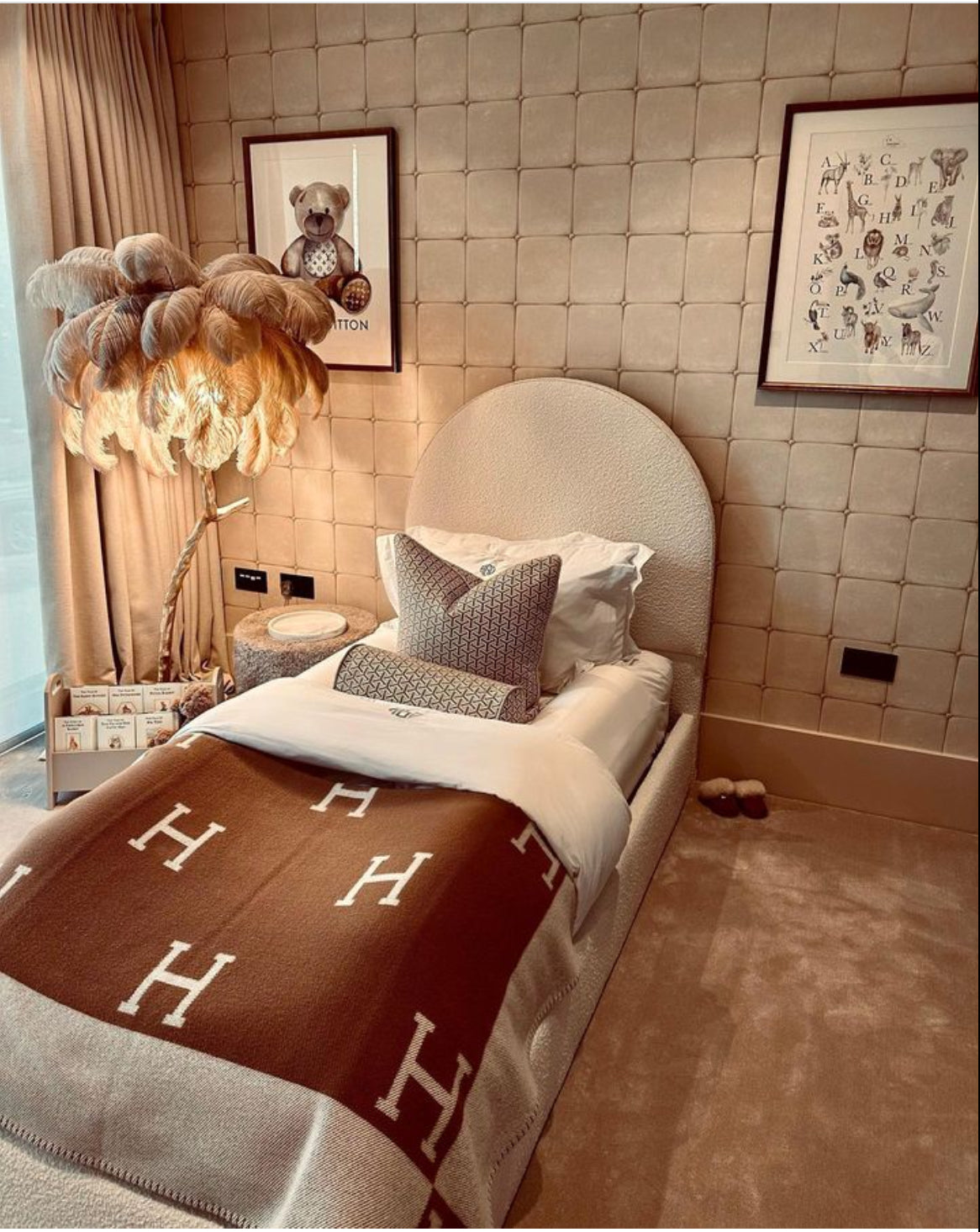 Teddy Low FB Kids Bed