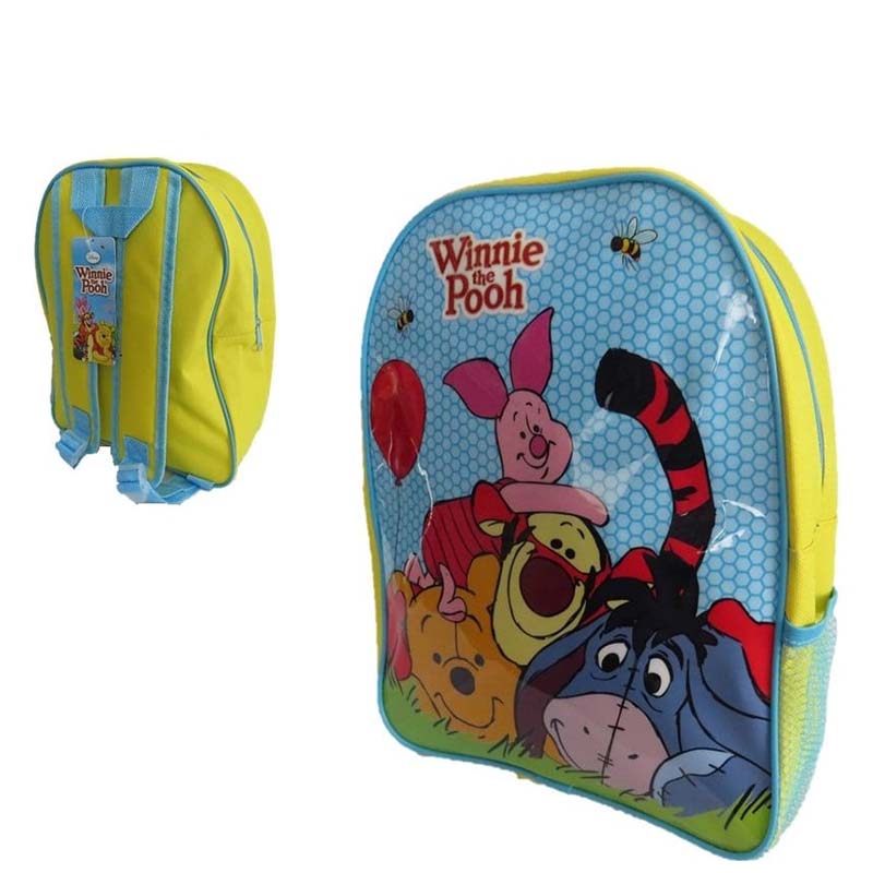 Winnie the Pooh BackPack With side Pocket - Babyfair Ltd