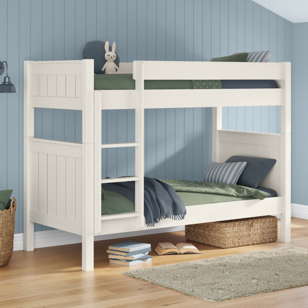 New Classic Bunk Bed Frame Only White