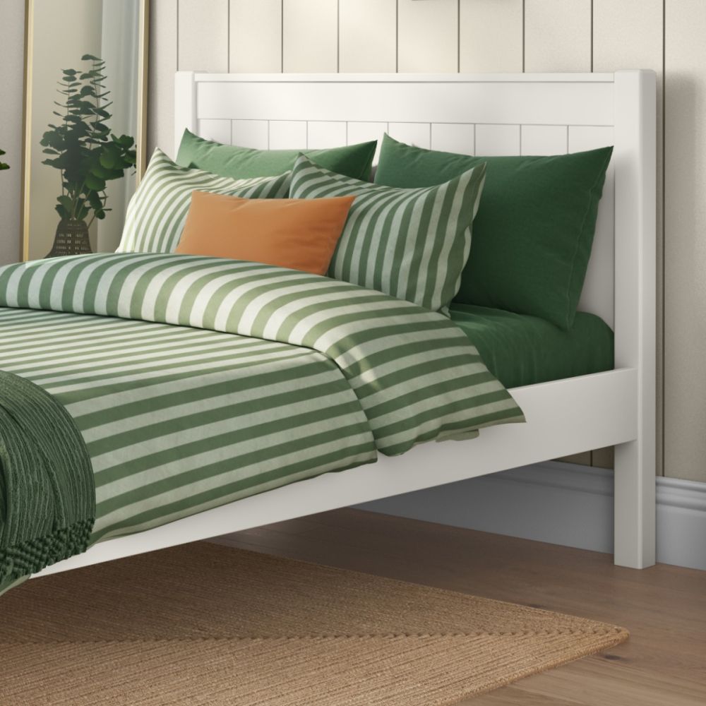 Classic White Low End Small Double 120x190cm