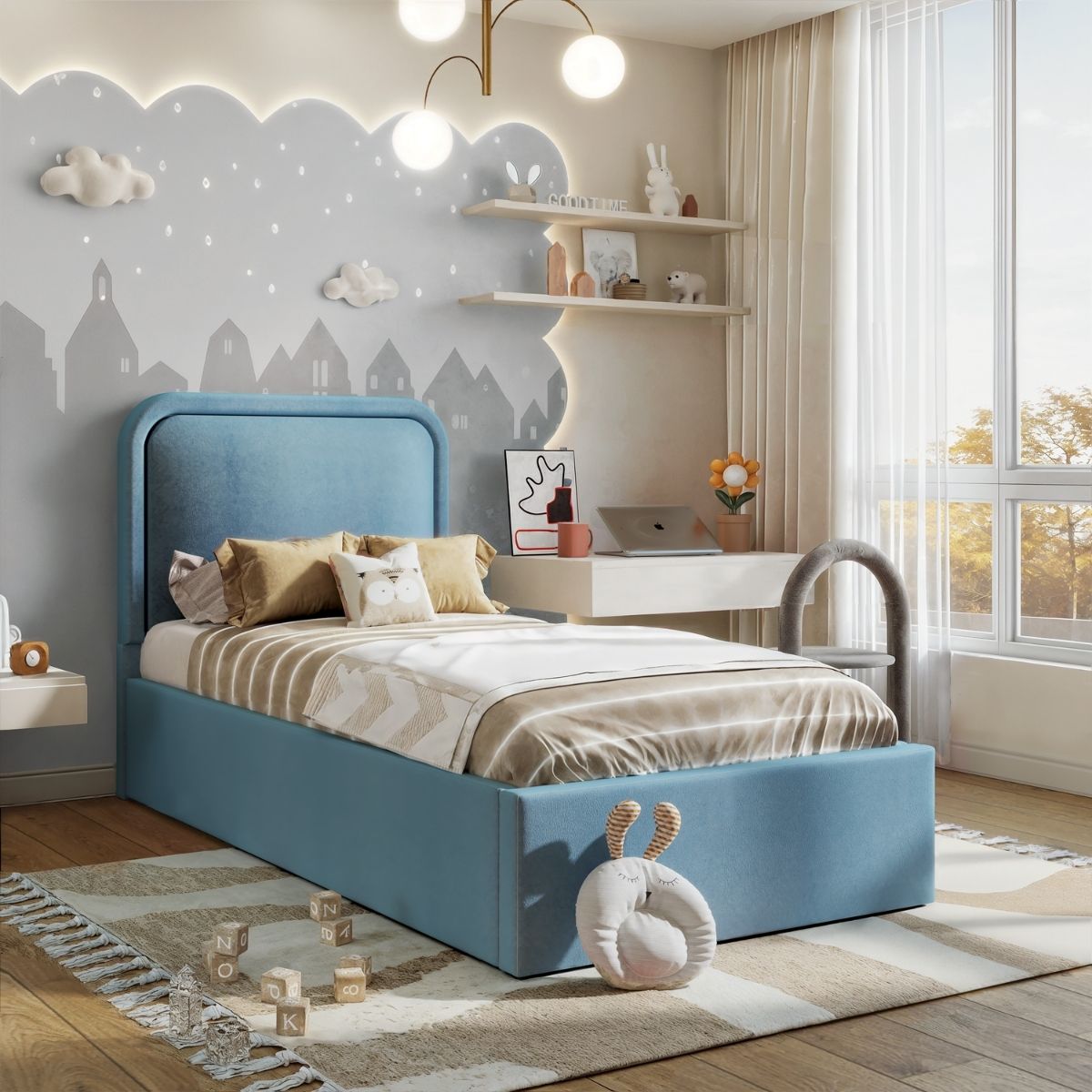 Single (3ft) / Baby Blue
