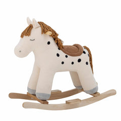 Merlen Rocking Toy Horse White Polyester