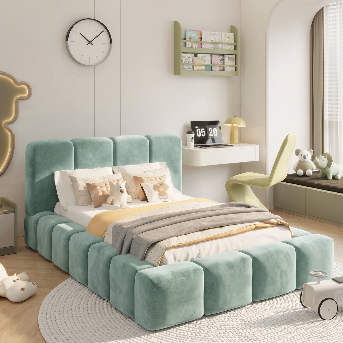 Plush Velvet Seafoam