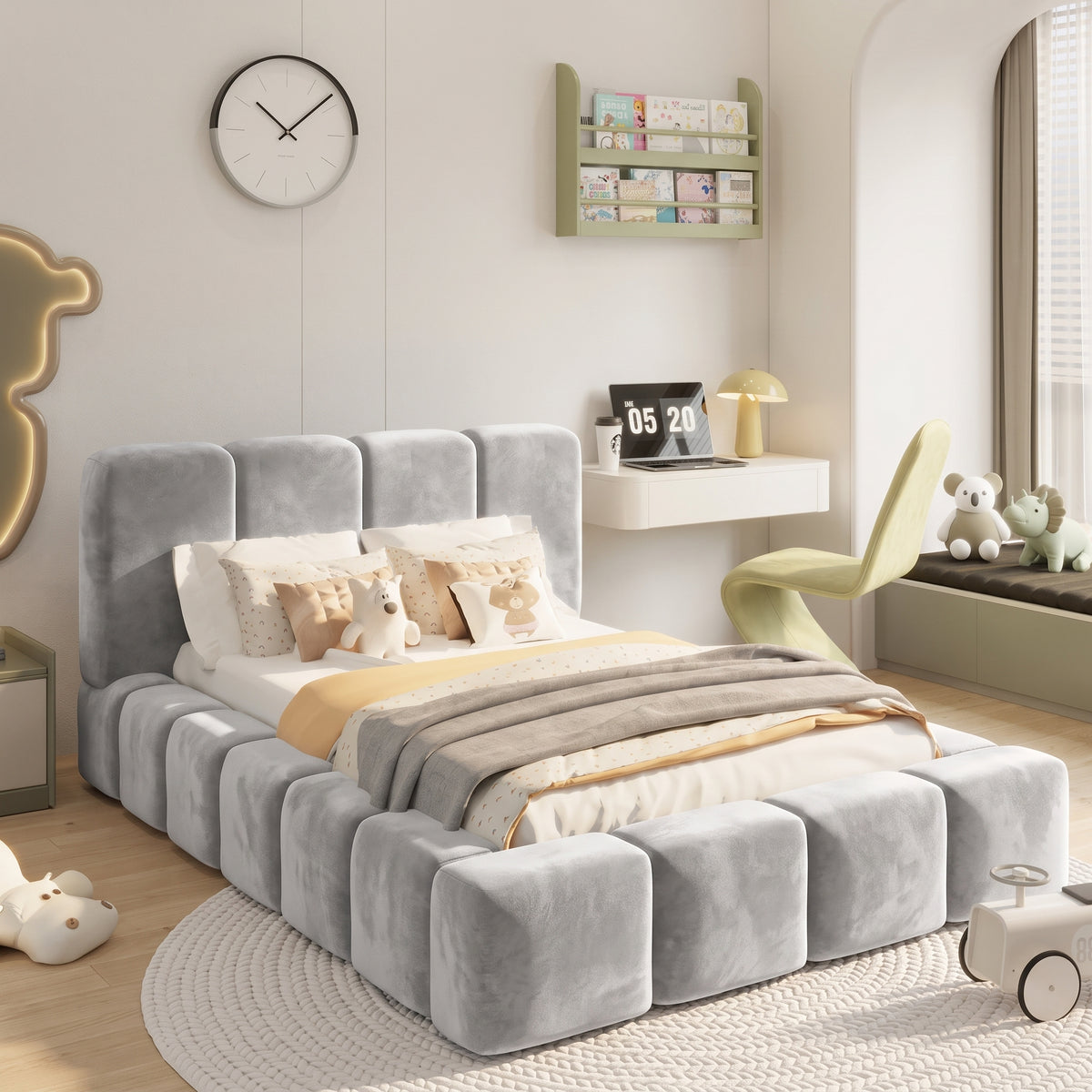 Plush Velvet Silver