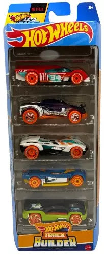 Hot Wheels Track Builder 5 Car Gift Set