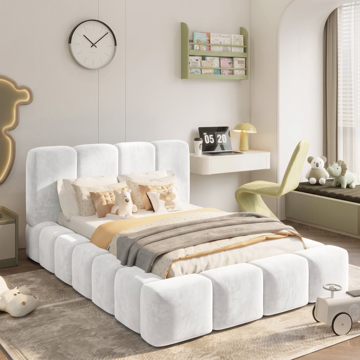 Plush Velvet White