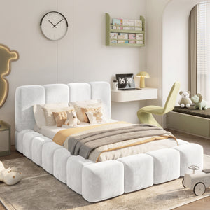Plush Velvet White