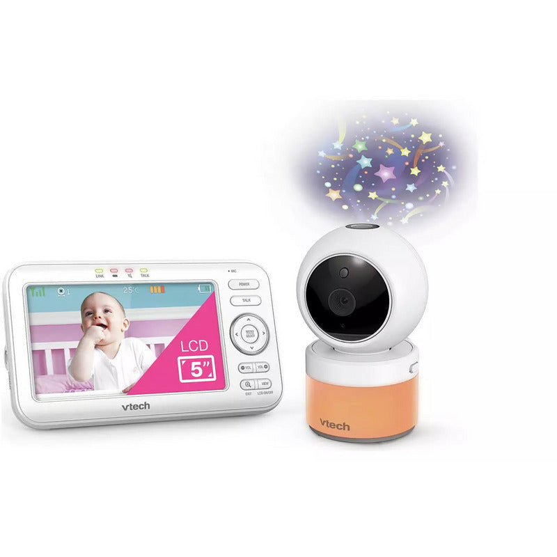 VTech 5" VM5463 Pan Tilt Video Monitor with Night Light and Projection