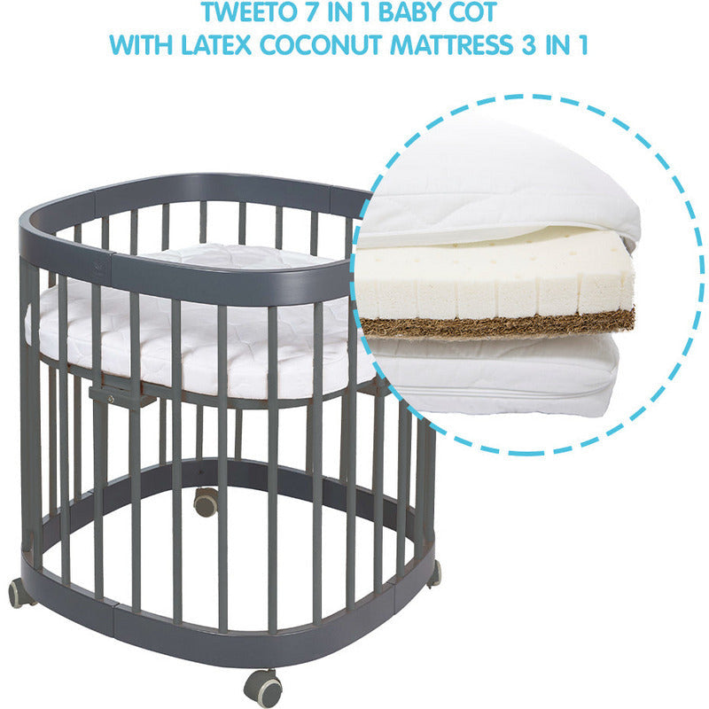 Tweeto 7 in 1 Baby Cot Babyfair Ltd